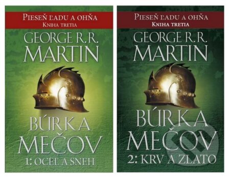 Kniha: Búrka mečov 1+2 (George R.R. Martin). Tatran, 2015 Kniha: Búrka mečov 1+2 (George R.R. Martin). Tatran, 2015