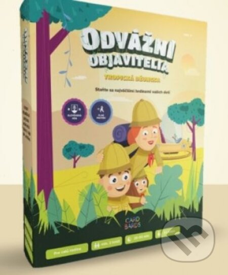 Spoločenská hra: Odvážni objavitelia - pohybová spoločenská hra (Katka Akáčová). Ludopolis, 2023 Spoločenská hra: Odvážni objavitelia - pohybová spoločenská hra (Katka Akáčová). Ludopolis, 2023