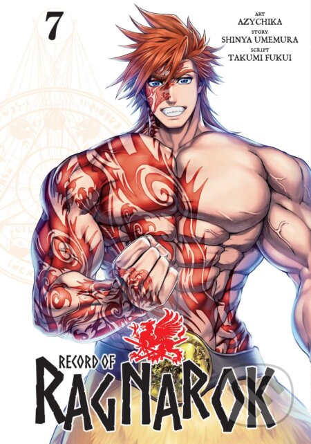 Kniha: Record of Ragnarok 7 (Shinya Umemura a Takumi Fukui). Viz Media, 2023 Kniha: Record of Ragnarok 7 (Shinya Umemura a Takumi Fukui). Viz Media, 2023