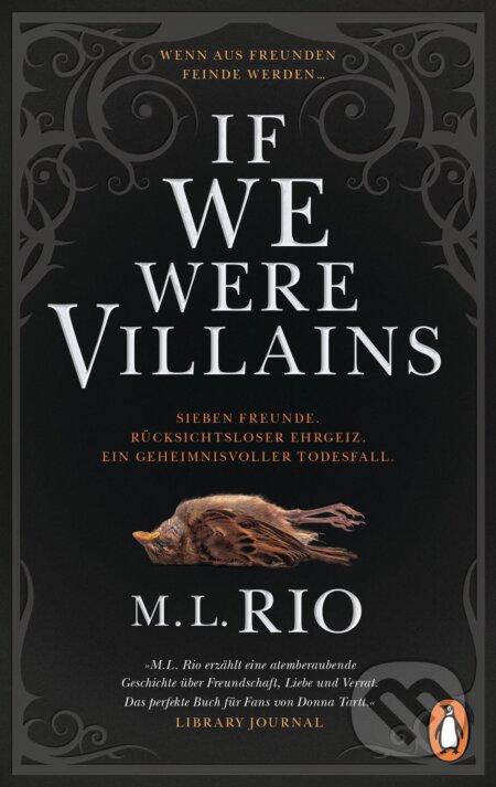 Kniha: If We Were Villains (M.L. Rio), 2023 Kniha: If We Were Villains (M.L. Rio), 2023