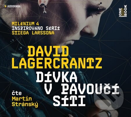 Audiokniha: Dívka v pavoučí síti (David Lagercrantz). OneHotBook, 2015 Audiokniha: Dívka v pavoučí síti (David Lagercrantz). OneHotBook, 2015