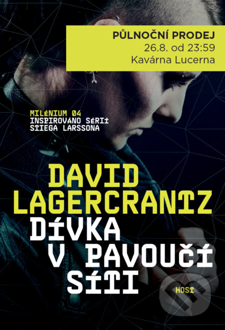 Kniha: Dívka v pavoučí síti + vstupenka do kina (David Lagercrantz). Host, 2015 Kniha: Dívka v pavoučí síti + vstupenka do kina (David Lagercrantz). Host, 2015