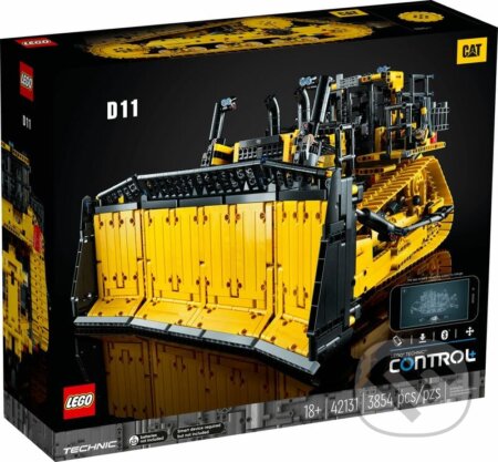 Společenská hra: LEGO® Technic 42131 Buldozér Cat® D11 ovládaný aplikáciou (LEGO). LEGO, 2023 Společenská hra: LEGO® Technic 42131 Buldozér Cat® D11 ovládaný aplikáciou (LEGO). LEGO, 2023