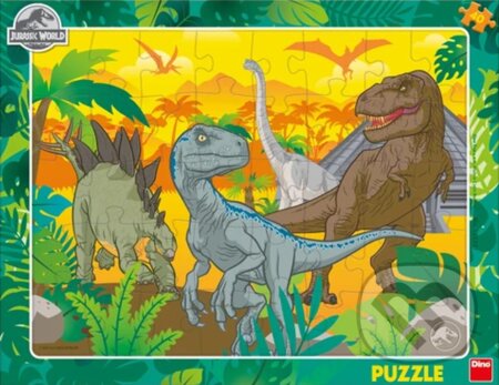 Puzzle: Deskové puzzle Jurský svět (Dino). Dino, 2023 Puzzle: Deskové puzzle Jurský svět (Dino). Dino, 2023