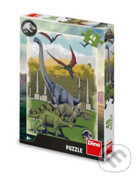 Puzzle: Jurský svět (48 dielikov) (Dino). Dino, 2023 Puzzle: Jurský svět (48 dielikov) (Dino). Dino, 2023