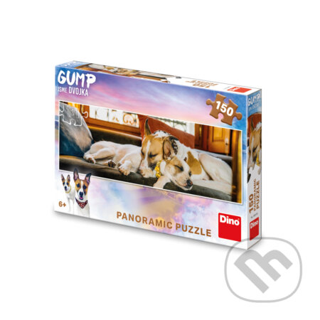 Puzzle: Gump: Jsme dvojka na gauči (Dino). Dino, 2023 Puzzle: Gump: Jsme dvojka na gauči (Dino). Dino, 2023