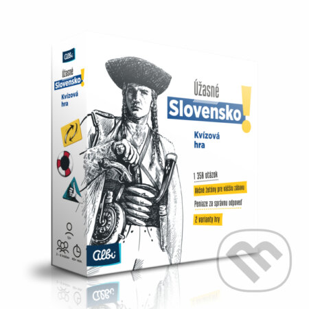 Spoločenská hra: Úžasné Slovensko (Albi). Albi, 2023 Spoločenská hra: Úžasné Slovensko (Albi). Albi, 2023