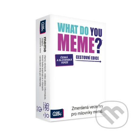 Spoločenská hra: What Do You Meme - Cestovní edice (Albi). Albi, 2023 Spoločenská hra: What Do You Meme - Cestovní edice (Albi). Albi, 2023