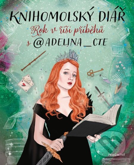 Kniha: Knihomolský diář (Adéla Schneiderová). Nakladatelství Fragment, 2023 Kniha: Knihomolský diář (Adéla Schneiderová). Nakladatelství Fragment, 2023