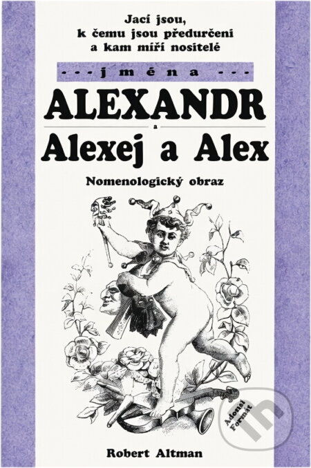 Kniha: Jací jsou, k čemu jsou předurčeni a kam míří nositelé jména Alexandr, Alexej a Alex : nomenologický obraz (Robert Altman). Adonai, 2003 Kniha: Jací jsou, k čemu jsou předurčeni a kam míří nositelé jména Alexandr, Alexej a Alex : nomenologický obraz (Robert Altman). Adonai, 2003