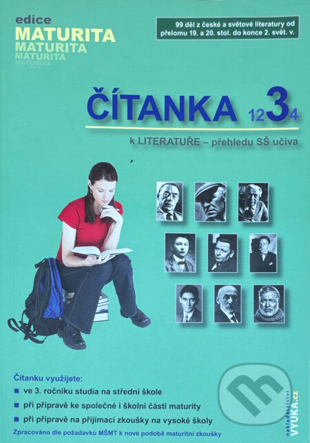 Kniha: Čítanka 3 : k Literatuře - přehledu SŠ učiva (Drahuše Mašková). Petra Velanová, 2006 Kniha: Čítanka 3 : k Literatuře - přehledu SŠ učiva (Drahuše Mašková). Petra Velanová, 2006
