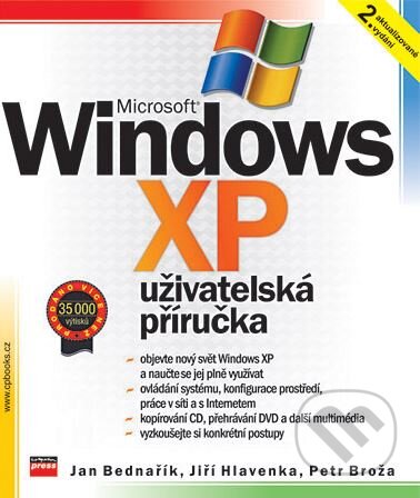 Kniha: Microsoft Windows XP (Jan Bednařík, Jiří Hlavenka a Petr Broža). Computer Press, 2005 Kniha: Microsoft Windows XP (Jan Bednařík, Jiří Hlavenka a Petr Broža). Computer Press, 2005