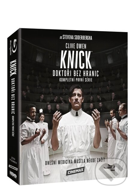 Film: Knick: Doktoři bez hranic 1. série (Steven Soderbergh) (DVD). Magicbox, 2015 Film: Knick: Doktoři bez hranic 1. série (Steven Soderbergh) (DVD). Magicbox, 2015