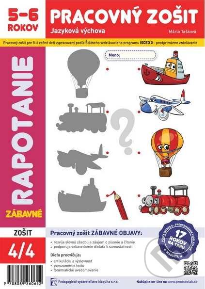 Kniha: Zábavné rapotanie (Mária Tašková). Maquita, 2015 Kniha: Zábavné rapotanie (Mária Tašková). Maquita, 2015