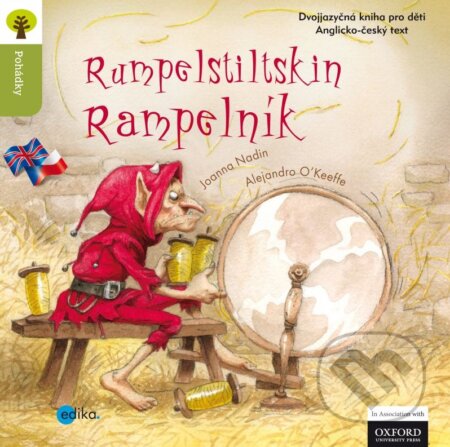 Kniha: Rumplestiltskin / Rampelník (Joanna Nadin). Edika, 2013 Kniha: Rumplestiltskin / Rampelník (Joanna Nadin). Edika, 2013