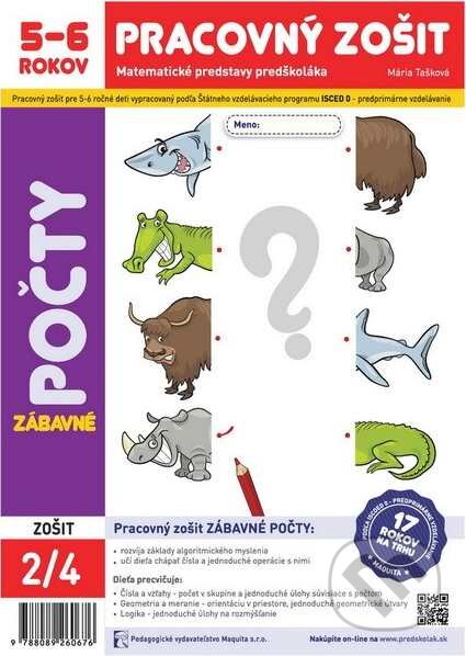 Kniha: Zábavné počty (Mária Tašková). Maquita, 2015 Kniha: Zábavné počty (Mária Tašková). Maquita, 2015