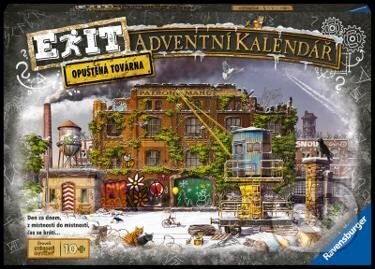 EXIT Adventní kalendář 2023 - Továrna (Ravensburger). Ravensburger, 2023 EXIT Adventní kalendář 2023 - Továrna (Ravensburger). Ravensburger, 2023