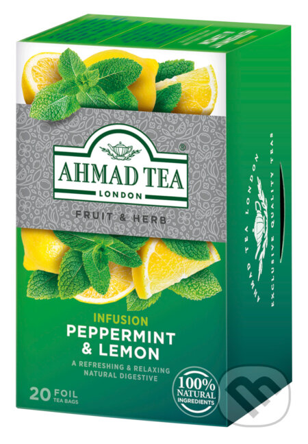 Kávy a čaje: Peppermint & Lemon (AHMAD TEA). AHMAD TEA, 2015 Kávy a čaje: Peppermint & Lemon (AHMAD TEA). AHMAD TEA, 2015