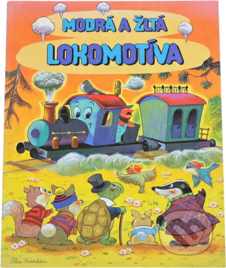 Kniha: Modrá a žltá lokomotíva (Hayden McAllister). Fortuna Print, 1992 Kniha: Modrá a žltá lokomotíva (Hayden McAllister). Fortuna Print, 1992