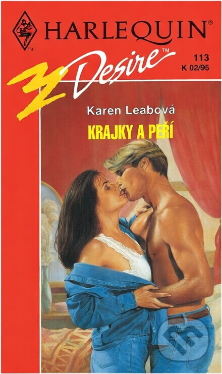 Kniha: Krajky a peří (Karen Leabo). Harlequin, 1995 Kniha: Krajky a peří (Karen Leabo). Harlequin, 1995