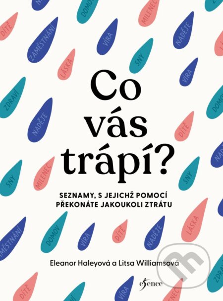 Kniha: Co vás trápí? (Eleanor Haley a Litsa Williams). Esence, 2023 Kniha: Co vás trápí? (Eleanor Haley a Litsa Williams). Esence, 2023