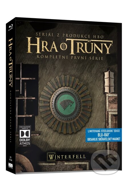 Film: Hra o trůny 1. série Steelbook (Alan Taylor, Brian Kirk, Daniel Minahan a Timothy Van Patten) (Steelbook). Magicbox, 2015 Film: Hra o trůny 1. série Steelbook (Alan Taylor, Brian Kirk, Daniel Minahan a Timothy Van Patten) (Steelbook). Magicbox, 2015