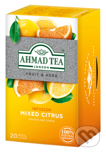 Kávy a čaje: Mixed Citrus (AHMAD TEA). AHMAD TEA, 2015 Kávy a čaje: Mixed Citrus (AHMAD TEA). AHMAD TEA, 2015