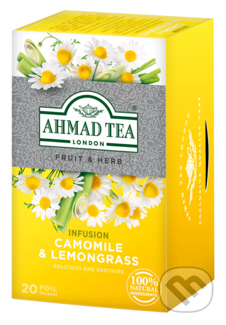 Kávy a čaje: Cammomille & Lemongrass (AHMAD TEA). AHMAD TEA, 2015 Kávy a čaje: Cammomille & Lemongrass (AHMAD TEA). AHMAD TEA, 2015