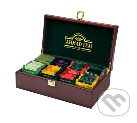 Kávy a čaje: Drevená kazeta Tea Keeper (AHMAD TEA). AHMAD TEA, 2015 Kávy a čaje: Drevená kazeta Tea Keeper (AHMAD TEA). AHMAD TEA, 2015