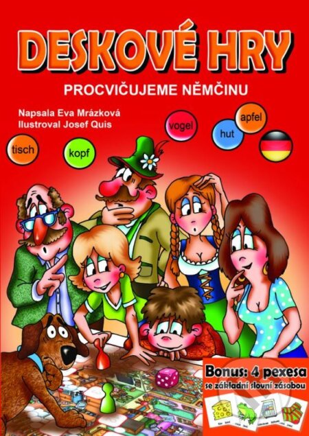 Kniha: Deskové hry: Procvičujeme němčinu (Eva Mrázková). Edika, 2015 Kniha: Deskové hry: Procvičujeme němčinu (Eva Mrázková). Edika, 2015