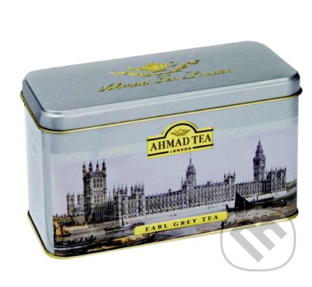 Kávy a čaje: Heritage Caddies Earl Grey (AHMAD TEA). AHMAD TEA, 2015 Kávy a čaje: Heritage Caddies Earl Grey (AHMAD TEA). AHMAD TEA, 2015