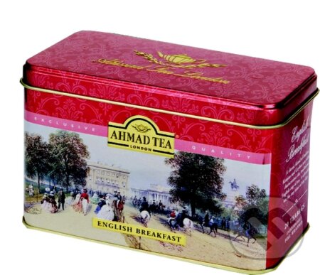 Kávy a čaje: Heritage Caddies English Breakfast (AHMAD TEA). AHMAD TEA, 2015 Kávy a čaje: Heritage Caddies English Breakfast (AHMAD TEA). AHMAD TEA, 2015