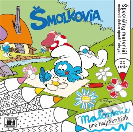 Kniha: Maľovanie pre najmenších - Šmolkovia (Jiří Models). Jiří Models, 2015 Kniha: Maľovanie pre najmenších - Šmolkovia (Jiří Models). Jiří Models, 2015