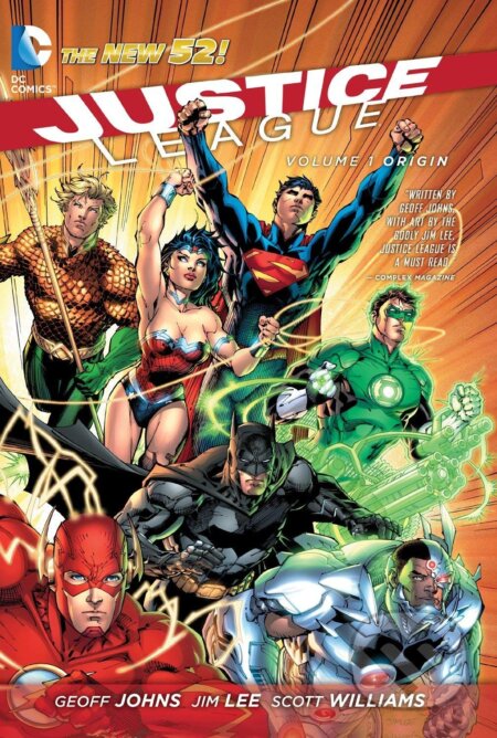 Kniha: Justice league 1: Origin (Geoff Johns). DC Comics, 2013 Kniha: Justice league 1: Origin (Geoff Johns). DC Comics, 2013