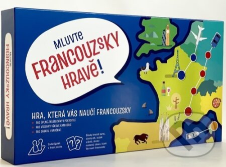 Společenská hra: Mluvte Francouzsky Hravě! (Václav Bolech). Hablamos, 2023 Společenská hra: Mluvte Francouzsky Hravě! (Václav Bolech). Hablamos, 2023