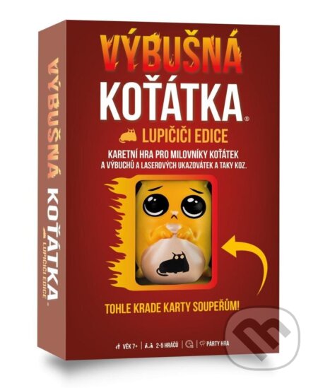 Společenská hra: Výbušná koťátka: Lupičiči (ADC BF). ADC BF, 2023 Společenská hra: Výbušná koťátka: Lupičiči (ADC BF). ADC BF, 2023