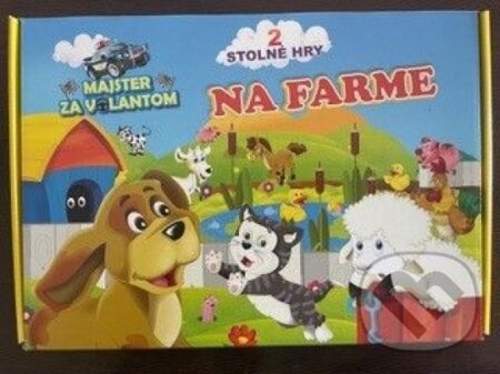 Spoločenská hra: Na farme / Majster za volantom - 2 stolné hry (O-press). O-press, 2023 Spoločenská hra: Na farme / Majster za volantom - 2 stolné hry (O-press). O-press, 2023
