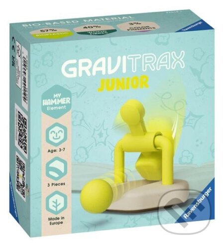 Spoločenská hra: GraviTrax Junior Kladivo (Ravensburger). Ravensburger, 2023 Spoločenská hra: GraviTrax Junior Kladivo (Ravensburger). Ravensburger, 2023