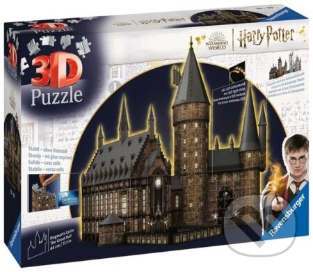 Puzzle: Harry Potter: Bradavický hrad - Velká síň (Ravensburger). Ravensburger, 2023 Puzzle: Harry Potter: Bradavický hrad - Velká síň (Ravensburger). Ravensburger, 2023