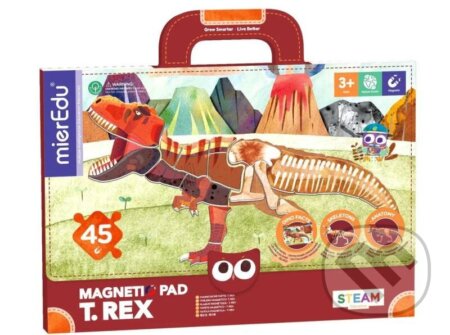 Společenská hra: MierEdu Magnetická tabulka Dinosauři - Tyrannosaurus (MierEdu). MierEdu, 2023 Společenská hra: MierEdu Magnetická tabulka Dinosauři - Tyrannosaurus (MierEdu). MierEdu, 2023