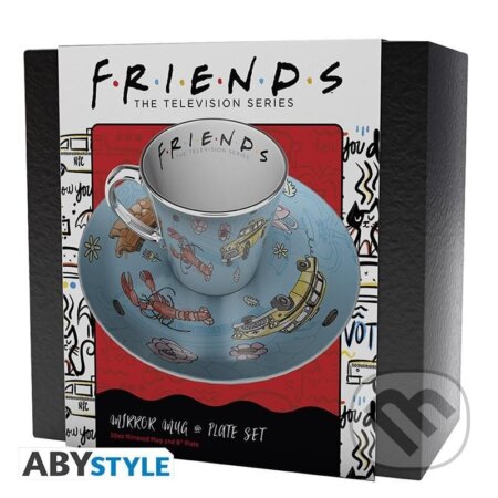 Friends Hrnček s podšálkom 300 ml - Pattern (ABYstyle). ABYstyle, 2023 Friends Hrnček s podšálkom 300 ml - Pattern (ABYstyle). ABYstyle, 2023