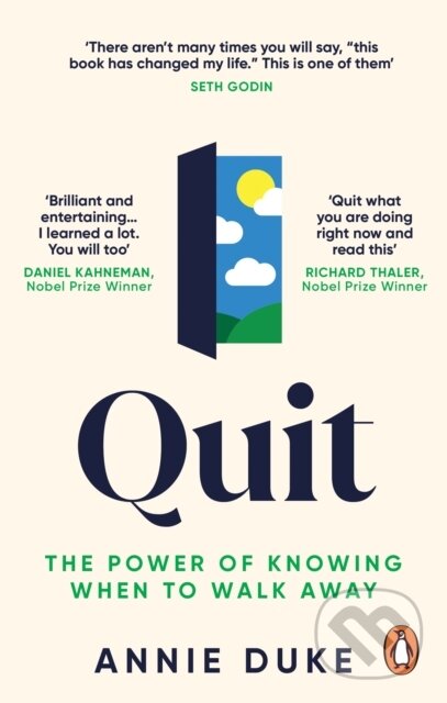 Kniha: Quit (Annie Duke). Ebury, 2023 Kniha: Quit (Annie Duke). Ebury, 2023