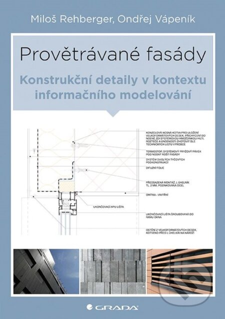 Kniha: Provětrávané fasády (Miloš Rehberger a Ondřej Vápeník). Grada, 2023 Kniha: Provětrávané fasády (Miloš Rehberger a Ondřej Vápeník). Grada, 2023