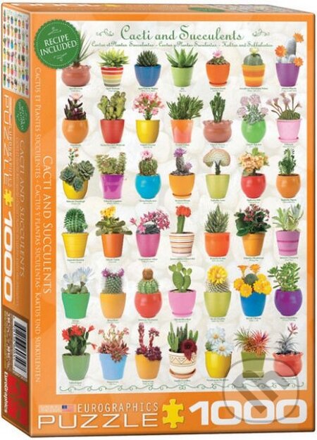 Puzzle: Kaktusy a Sukulenty (EuroGraphics). EuroGraphics, 2015 Puzzle: Kaktusy a Sukulenty (EuroGraphics). EuroGraphics, 2015