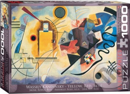Puzzle: Kandinsky Žlutá, červená, modrá (Wassily Kandinsky). EuroGraphics, 2015 Puzzle: Kandinsky Žlutá, červená, modrá (Wassily Kandinsky). EuroGraphics, 2015