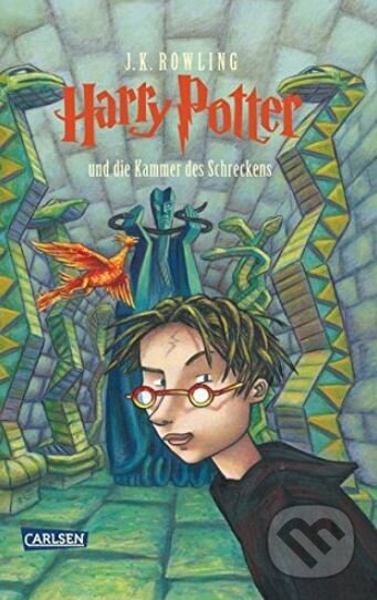 Kniha: Harry Potter und die Kammer des Schreckens (J.K. Rowling). Carlsen Verlag, 1999 Kniha: Harry Potter und die Kammer des Schreckens (J.K. Rowling). Carlsen Verlag, 1999