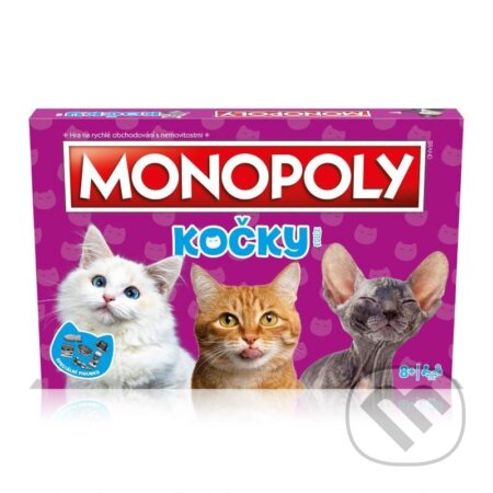 Spoločenská hra: Monopoly: Kočky CZ (Winning Moves). Winning Moves, 2023 Spoločenská hra: Monopoly: Kočky CZ (Winning Moves). Winning Moves, 2023