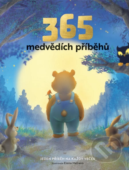 365 medvědích příběhů - Willeke Bakker, Elena Mellano (ilustrátor), Rebo, 2023