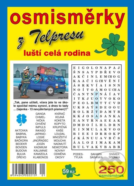 Kniha: Osmisměrky z Telpresu luští celá rodina 2/2023 (Telpres). Telpres, 2023 Kniha: Osmisměrky z Telpresu luští celá rodina 2/2023 (Telpres). Telpres, 2023