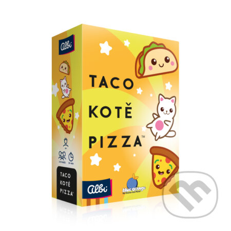 Společenská hra: Taco, kotě, pizza (Albi). Albi, 2023 Společenská hra: Taco, kotě, pizza (Albi). Albi, 2023